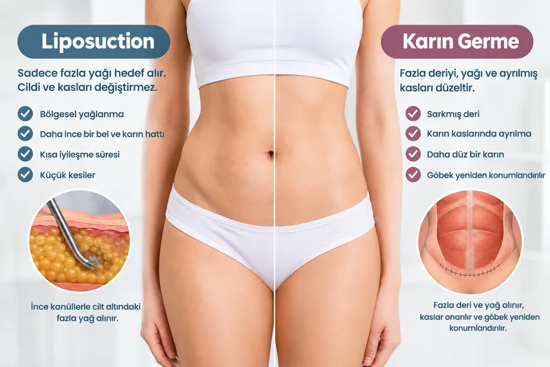 Karın Germe mi, Liposuction mı? Hangisi Size Uygun?